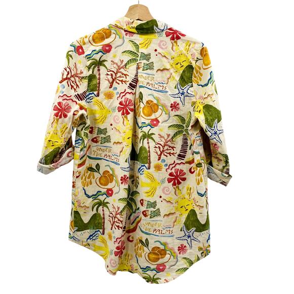 Calypso St. Barth Colorful Button Down - Picture 4 of 5